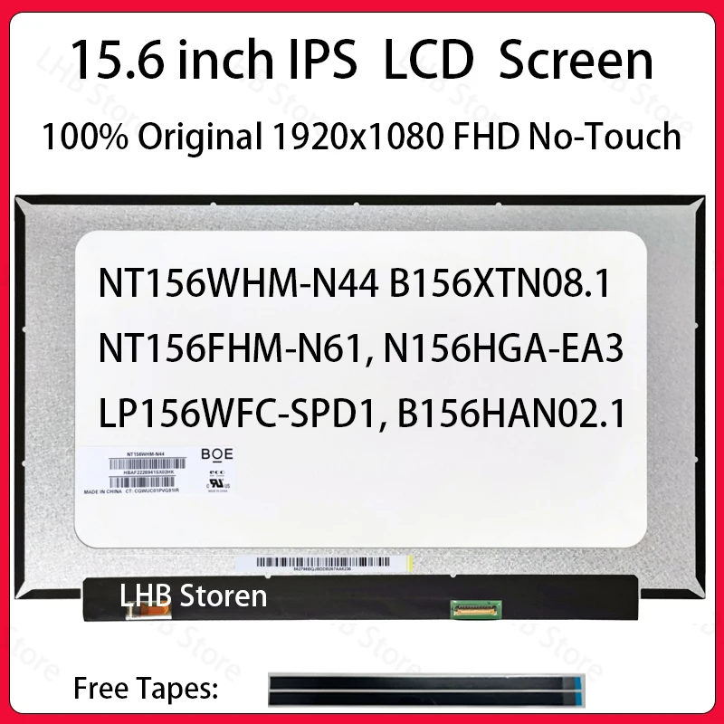 15.6' LCD Screen For Lenovo IdeaPad L340-15 S340-15 S145-15API 15AST 15IGM 15IIL 15IKB 15IWL 15IML 15IRH Display Matrix Panel