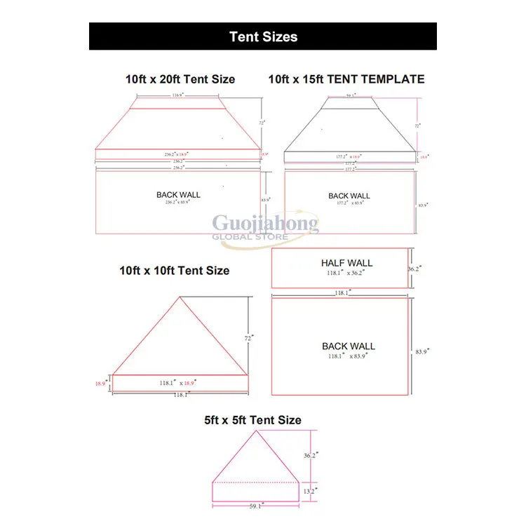 Hergestellt in China, hochwertiges 4 x 4 m großes Pop-up-Messe-Zelt, Pavillon-Überdachungszelt