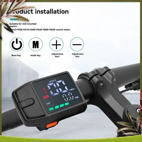New-DZ41 E-Bike LCD Display Color LCD Dashboard For Bafang Center Motor CAN Protocol M410 MSOO MS10 MEOO MS60 M800 M820