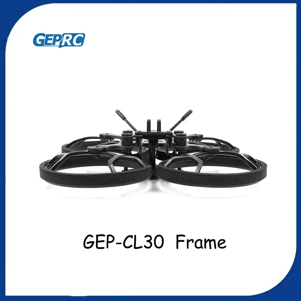 GEPRC GEP-CL30 CineLog 30 طقم إطارات كوادكوبتر من ألياف الكربون 3 بوصة 126 مللي متر قاعدة عجلات مع واقي المروحة لسباق RC FPV