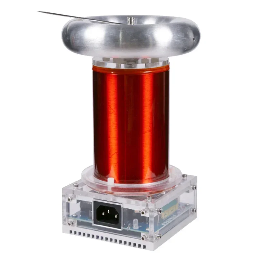 AC110-240V SSTC Music Tesla Coil DIY Finished High Frequency Generator 250W Arc Length 20cm Ignition Lightning Model