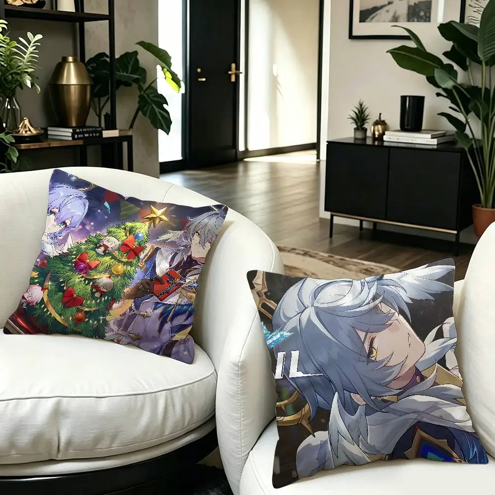 Sunday Honkai Star Rail Cushion Cover Decorative Pillow Sofa Home Decor case pillow cases