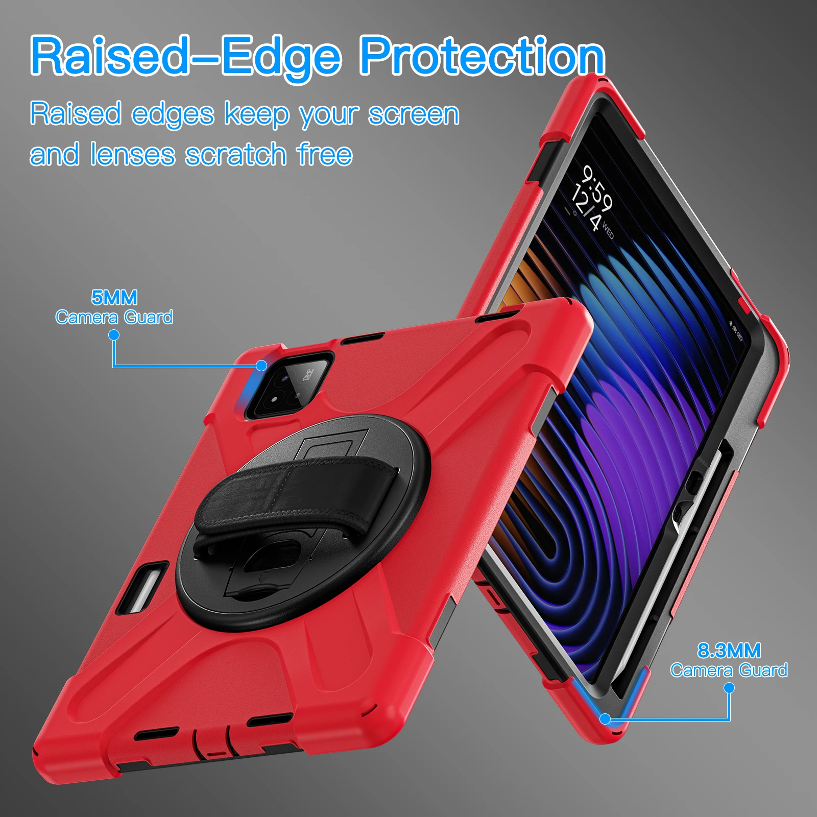 For Xiaomi Pad 7/7Pro 11.2 inch Case Full Protection Cover for Xiaomi Pad 6/6Pro Tablet 5/5Pro Build in Stand Handheld Portable