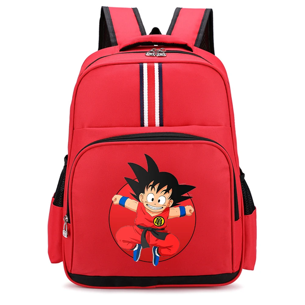 Dragons Ball Kindergarten Backpack Son Goku Student Backpack Coach Bag Cute Anime Kids Backpack Schoolbag Boys Birthday Gifts