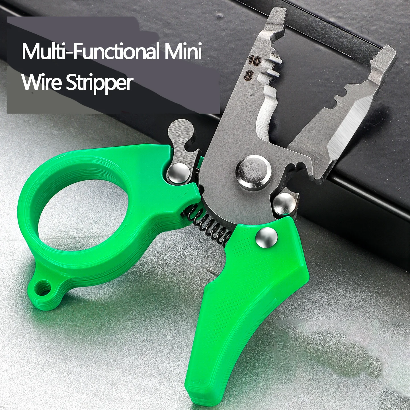 

6-in-1 Mini Wire Stripper Crimper Electrician Tools with Precise Stripping Pocket Size for DIY Home Repair Professional Use