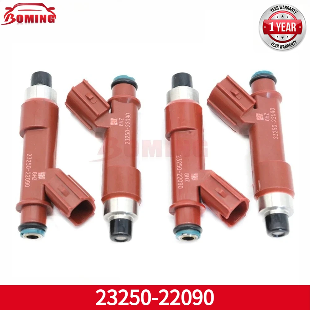 23250-22090 Neue Einspritzdüsen 4 Stück/Lot Passend für Toyota Corolla ZZE142 1ZZFE Matrix 1.8L 2004-2008 2325022090 23250 22090