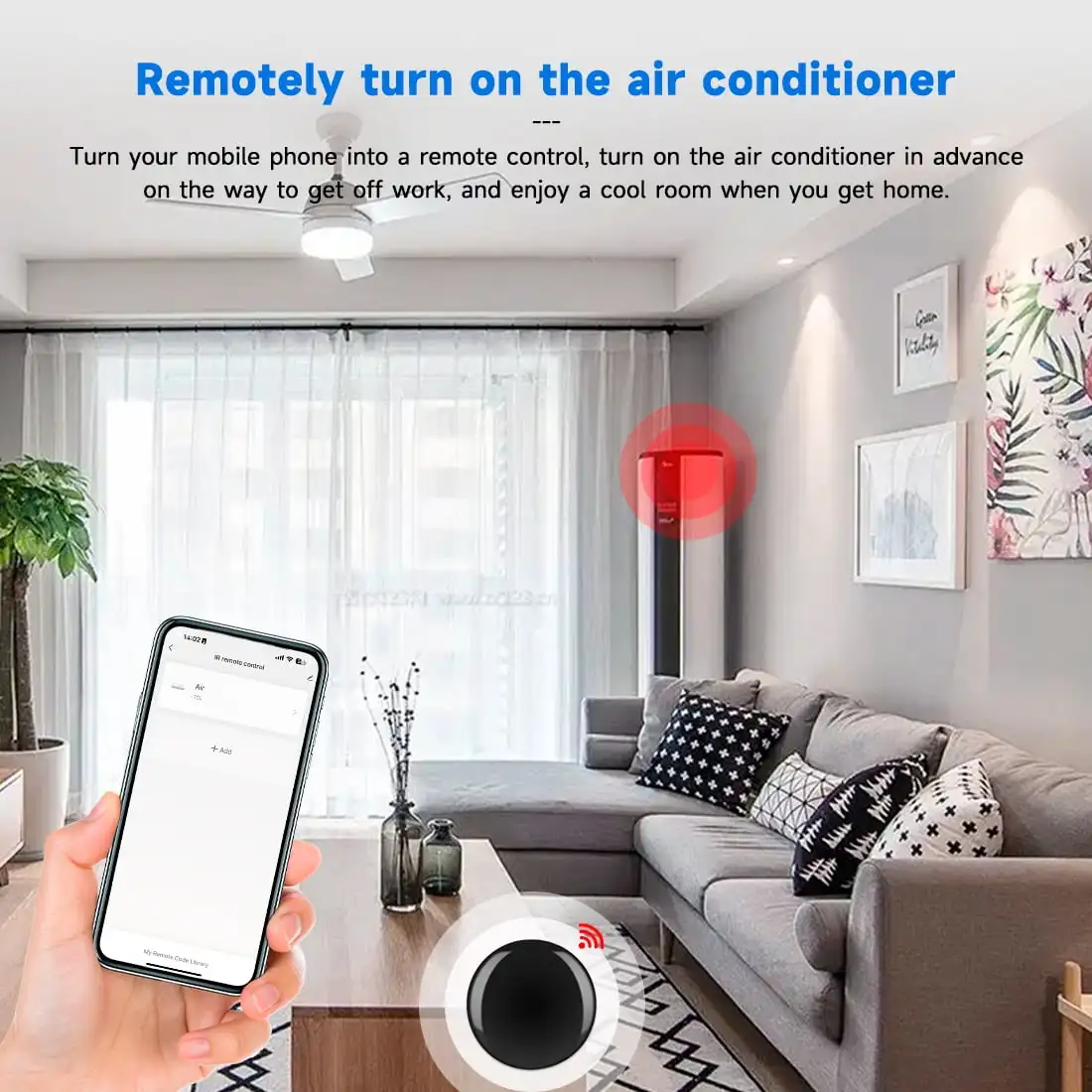 Tuya ZigBee Smart IR Remote Control Universal Infrared Remote Controller Works with Alexa Google Home(Wired Tuya Hub Required)