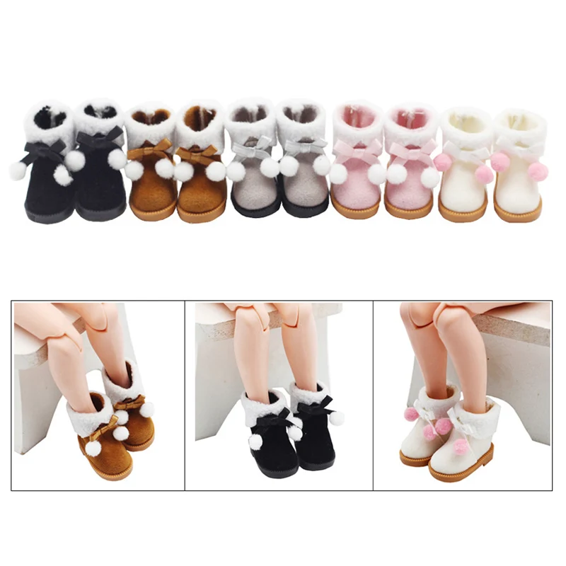 

HOUZIWA BJD Doll Accessories 1/8 1/6 Blyth Doll Shoes 3.2CM