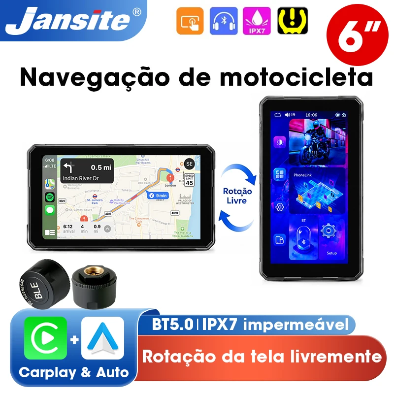 jansite-ecran-de-navigation-gps-pour-moto-portable-6-pouces-avec-ecran-rotatif-pour-tableau-de-bord-bluetooth-50-carplay-sans-fil-et-android-auto