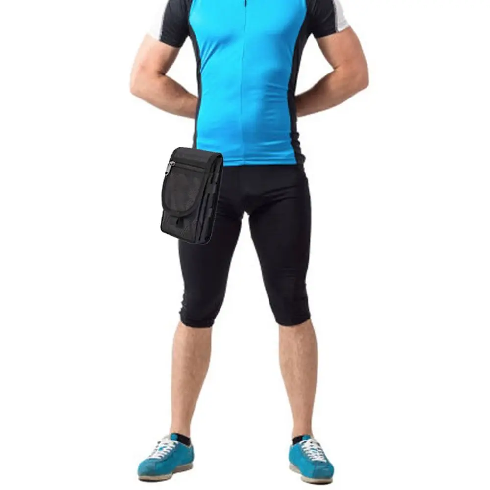 Portable Waterproof Waist Bag Thigh Hip Bum Belt 8.27 Inch Mobile Phone Purse Oxford Cloth Travel Fanny Pack Men