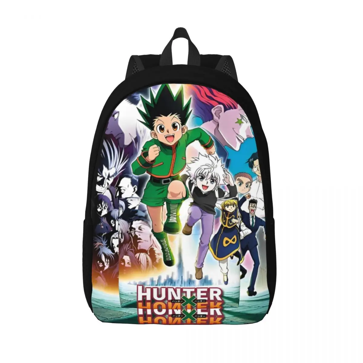 

POSTER Hunter X Hunter Casual Backpack Sports High School Business Anime Daypack for Men Women College Canvas Bags