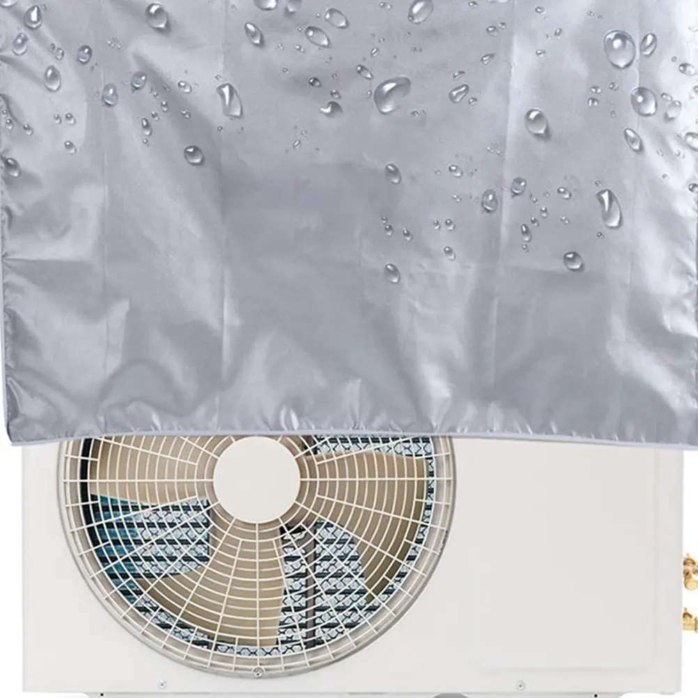 

High Quality Air Conditioner Covers for Outside Units 105x40x75cm Polyester Unit Cover Winter Summer Dust Rain Snow Guard