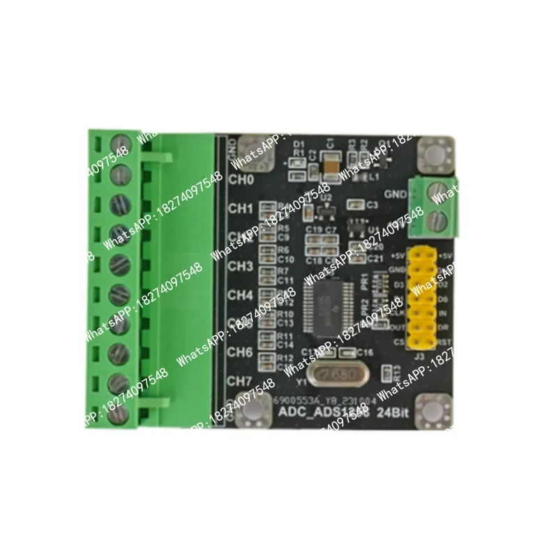 DC5V ADS1256 Analog-to-Digital Converter 8-channel 24-bit high-precision ADC data acquisition module