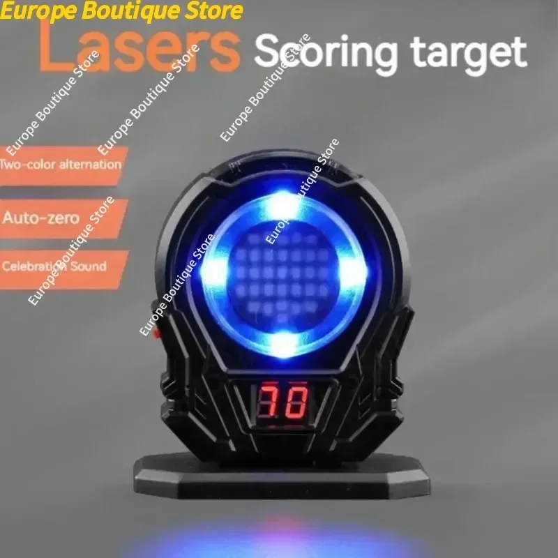 2026 Portable Laser Shooting Target Electronic Scoring Infrared Induction Light Counting Trainer with Sound Effects Training Toy