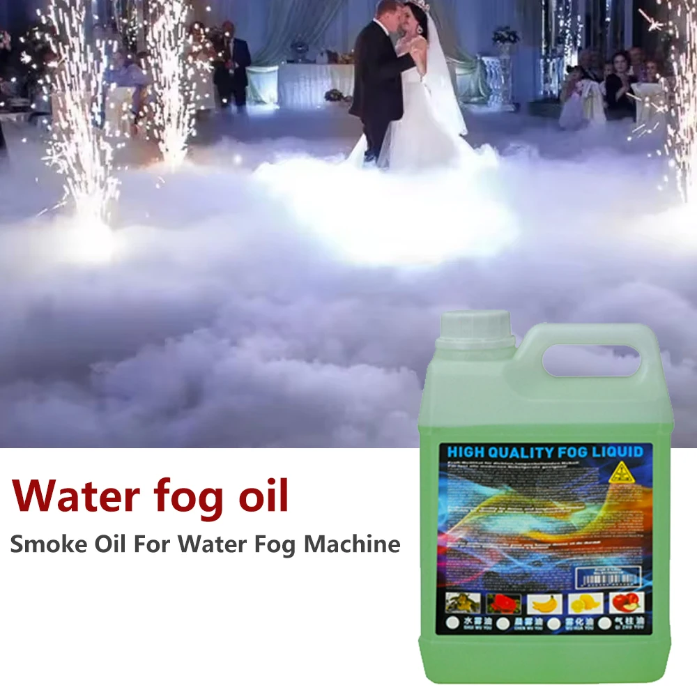 2L liquid/fluid Water Fog Oil Stage Fog Water Based Smoke Oil For Water Smoke Fog Machine Stage Effects High Purity