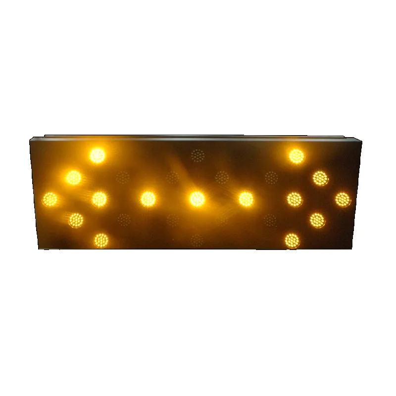 High Quality Yellow Light Emitting Diode Traffic Sign Arrow LightSignalLight BoardTruckTraffic LightFlashing Left/Right Aluminum