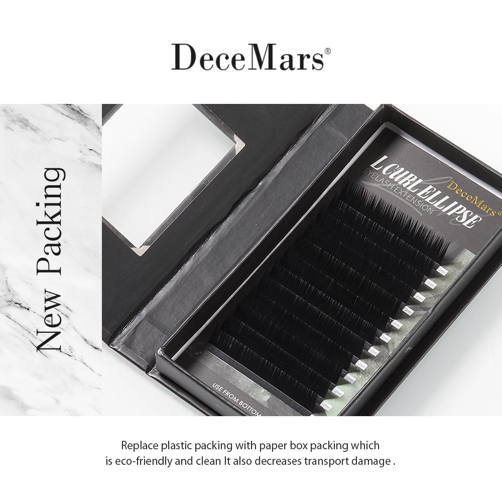 DeceMars L/L+ Curl Ellipse Lash 12-rij/lade