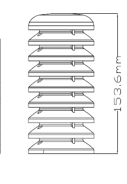 Misol plastic outer shield for thermo hygro sensor, spare part for weather station (Transmitter / thermo hygro sensor)