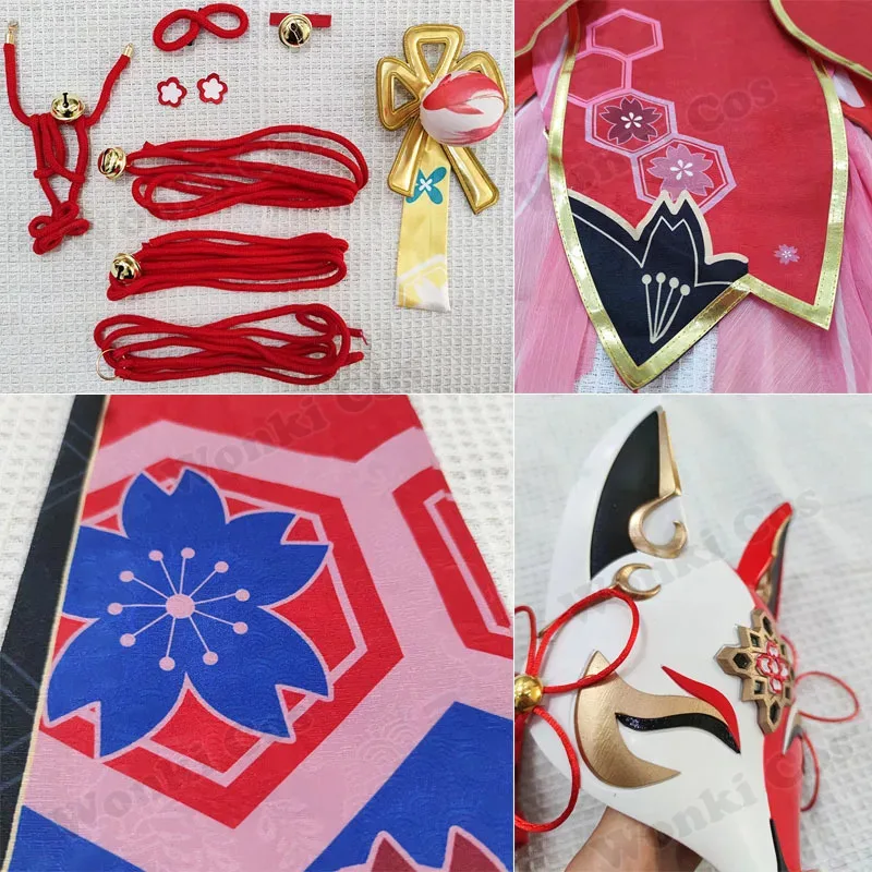 

AAA 2025 Star Rail Sparkle Косплей Костюм Парик Волосы для Женщин Huahuo Костюмы Игры Карнавальные Наряды