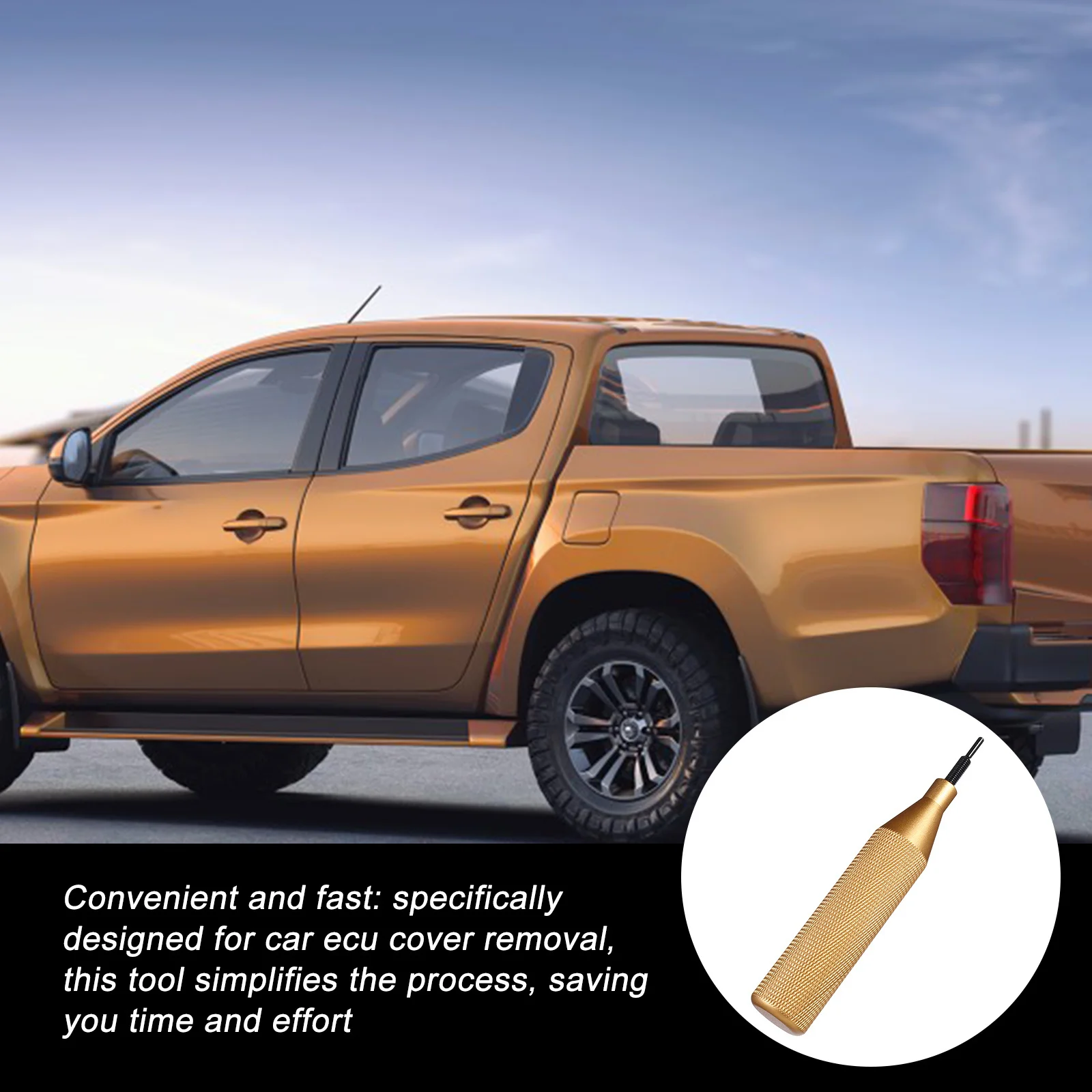 

Ecu Cover Removal Tool Metal Car Ecu Remover Portable for Auto Repair Professional Use Heavy Duty Lid Opening Device