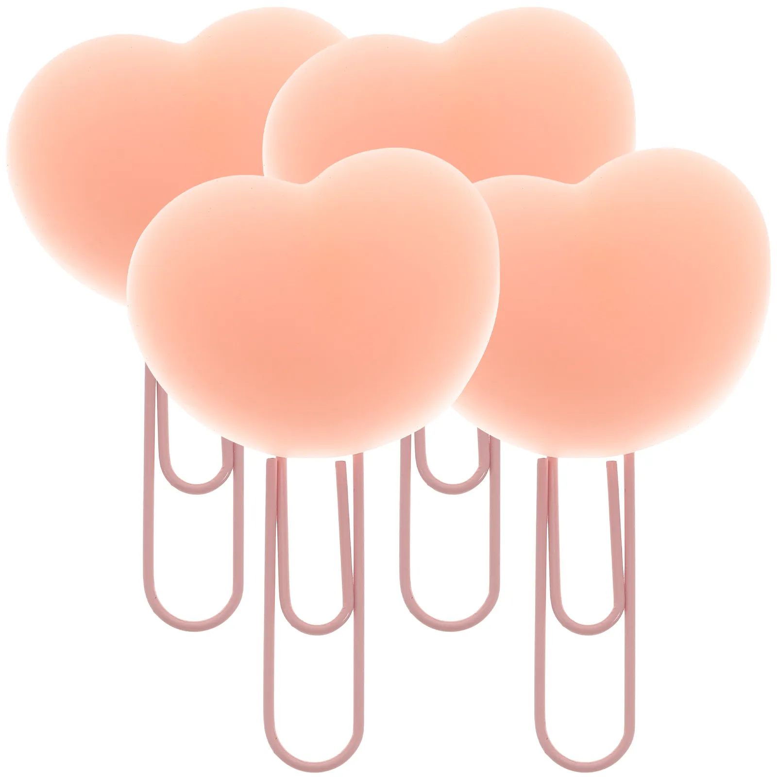 

4 шт., зажимы для бумаги с мультяшными рисунками, канцелярские принадлежности, креативные, цветные, милые, разноцветные