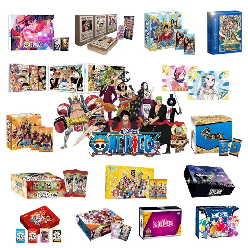 Wholesales One Piece Collection Box Storage New Ssr Game Booster Box Original Tcg Anime Table Cards Kids Toys