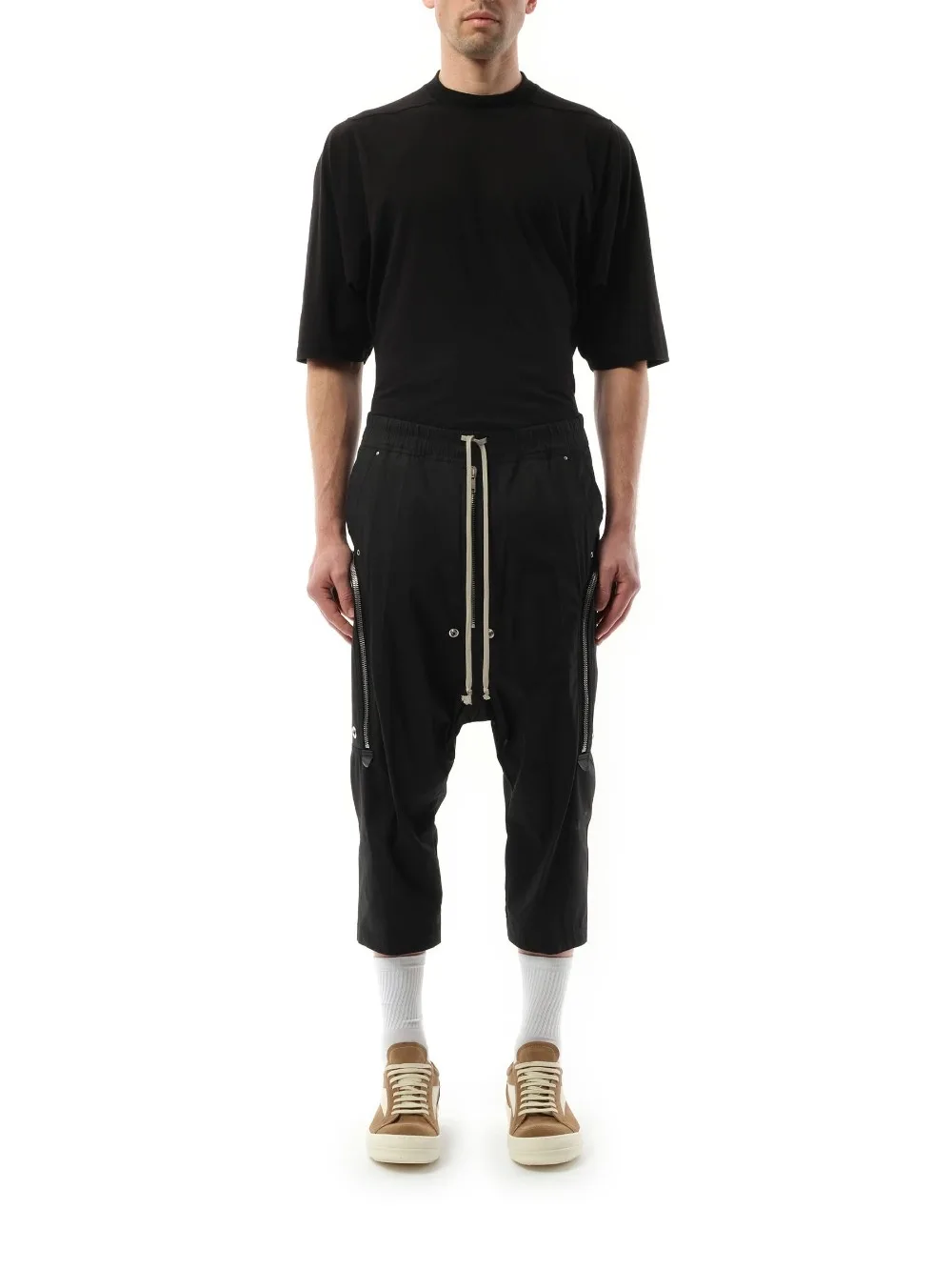 RO Dark Haren Octopath Pants Men Heavy Industry Multiple Zipper Side Bags Work Clothes Hanging Gear Octopath Pants