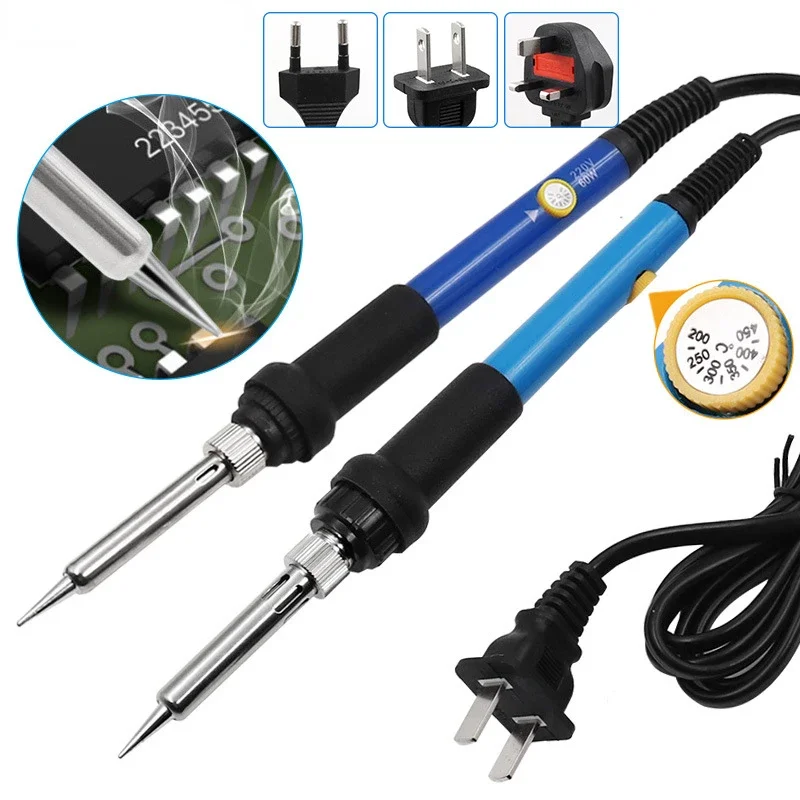 Adjustable Temperature Electric Soldering Iron Welding Tool hot selling electric Heater Repair110V 220V 60W