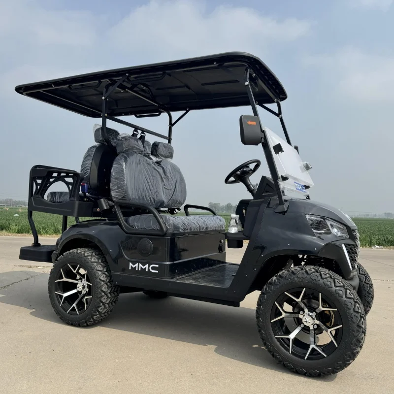 Powerful High Performance Golf Cart Reinforced Chassis Multi Function Intact Equipped With Lithium Battery 4 Seat Golf Cart