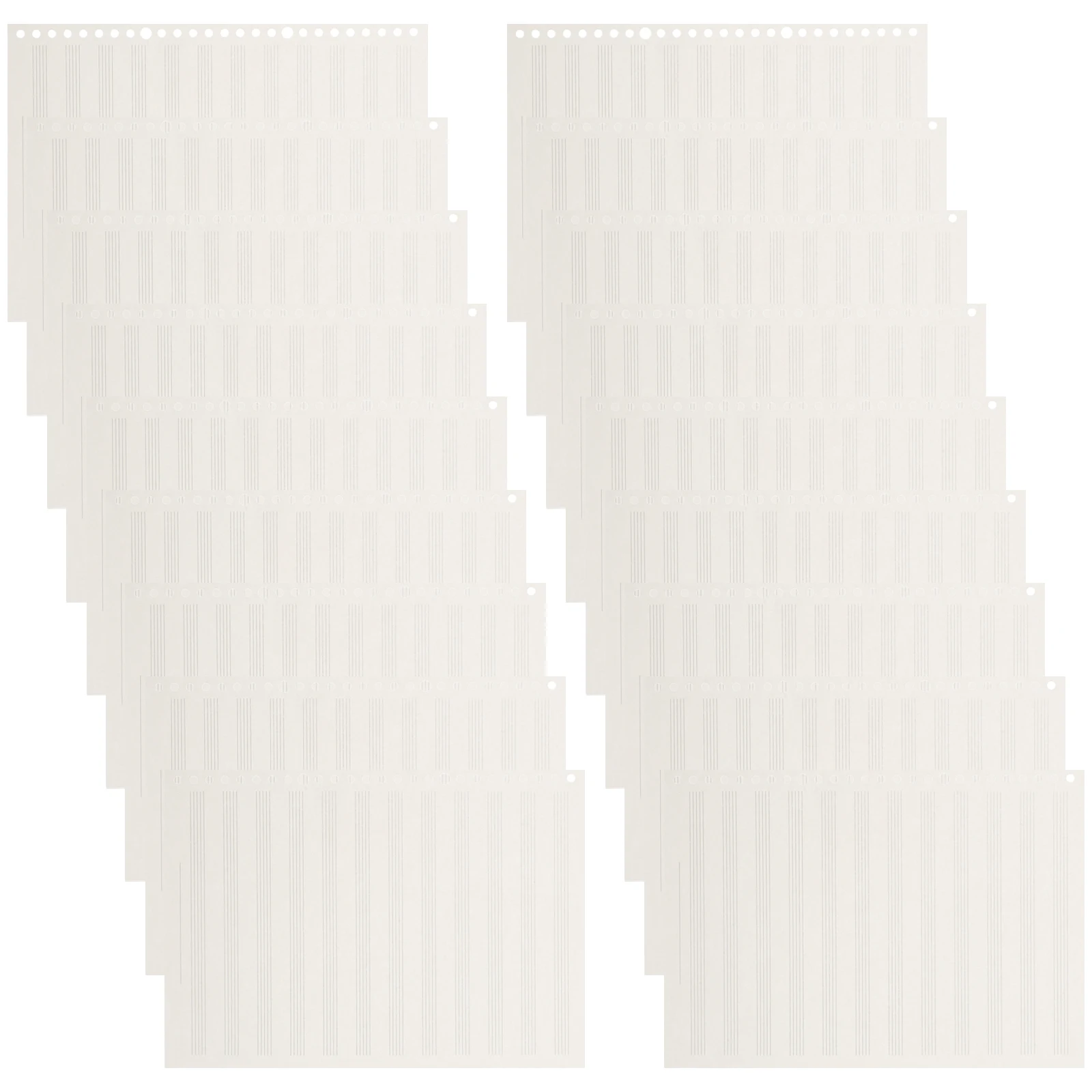 

Five-line Loose- Notebooks Narrow Staff Design Durable Blank Sheet Music Book Practice Guitar Manuscript Pad