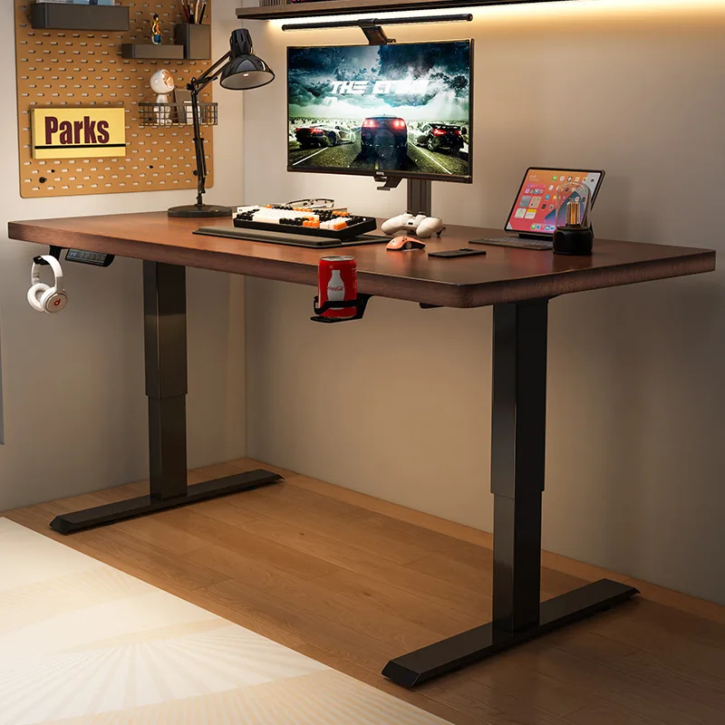 oe-Electric Height Adjustable Standing Desk with Digital Display 3 Memory Settings Modern Ergonomic Workstation for Home Office-