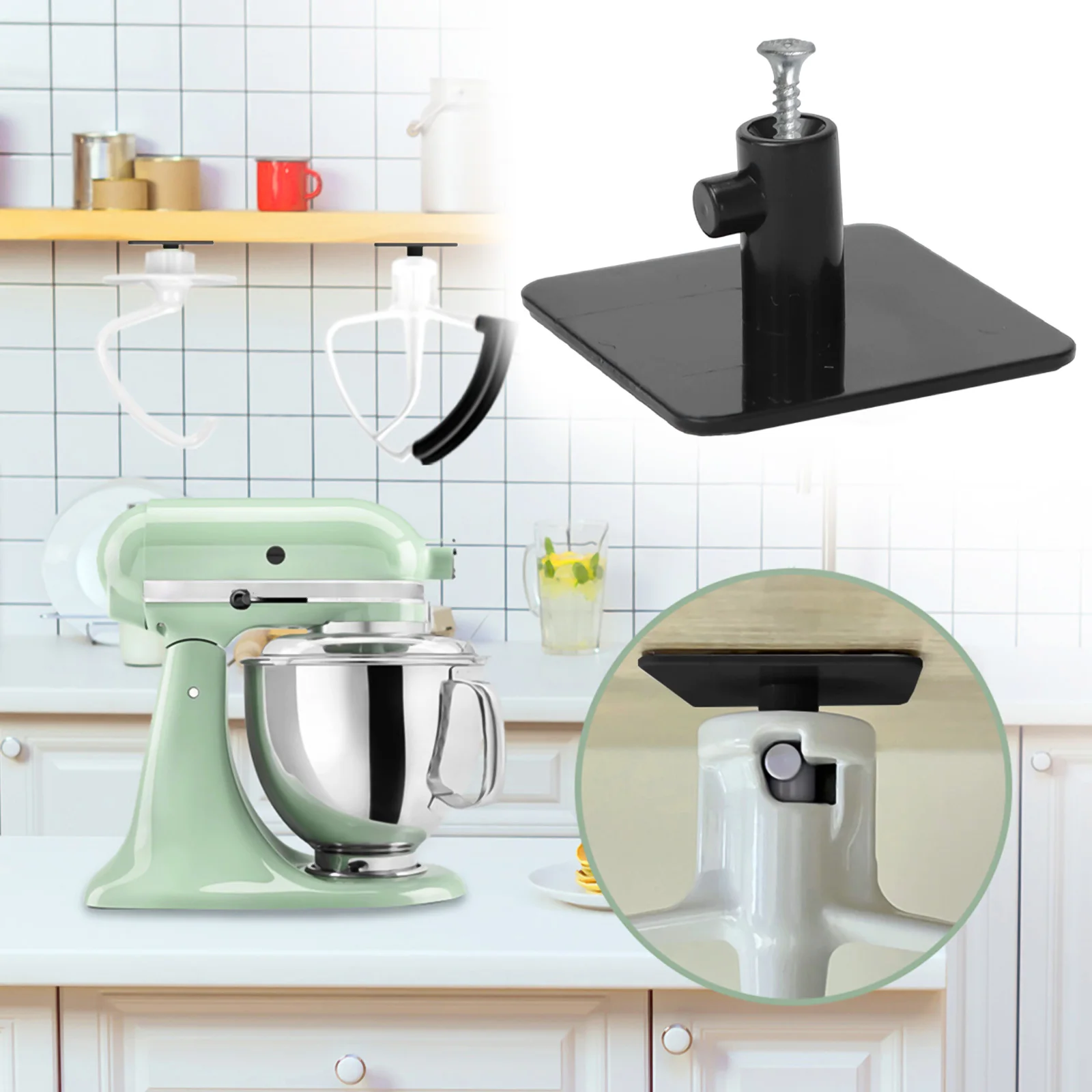 

Kitchen Organization 5cm*2.5cm Mixer Attachment Holders Kitchen Storage Solutions Clutter Reduction Efficient Storage
