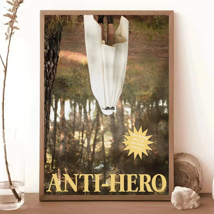 مغني البوب تايلور TS ضرب الأغاني كلمات جماليات الشمال المشارك حائط لوح رسم الفن صور ديكور المنزل النوم المشجعين هدية #4