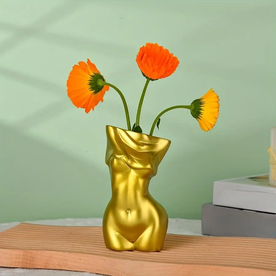 Body vase feminine form | Body shape vase | Decorative body statue | Unique female body vase | Women\'s body vase | Ceramic incen