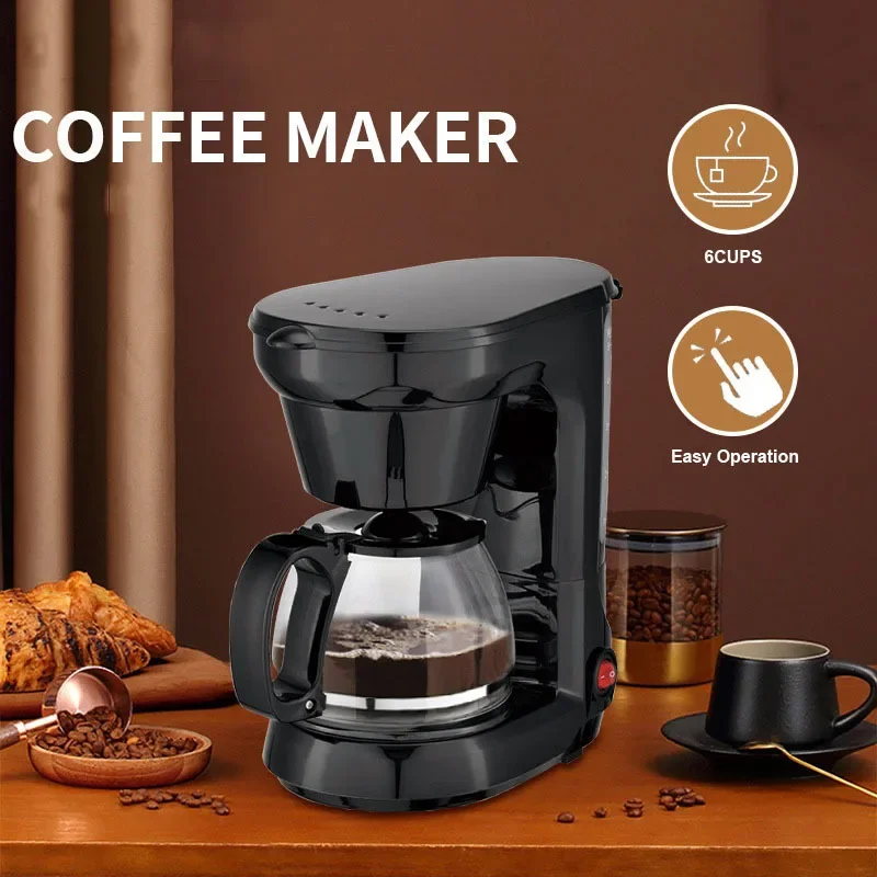 

Thermal Insulation Coffee Machine Automatic Drip Type Machine Household Coffees Pot Electric Coffee Maker 750ML Large Capacity