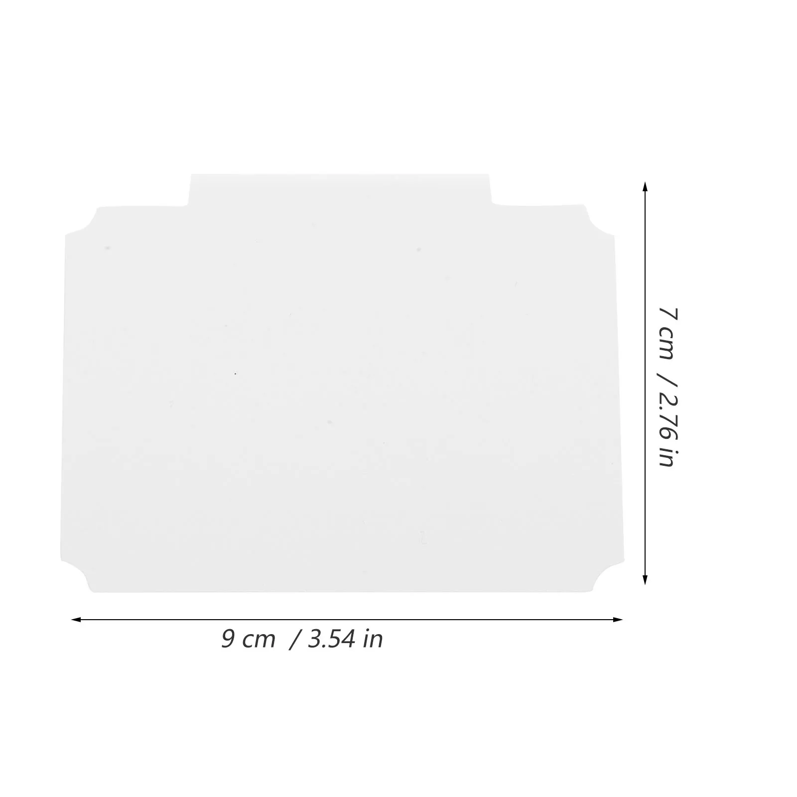 8pcs Label for Basket Display Holder Baskets Boxes PVC Material Square Matte White Storage Bin Clips Signs