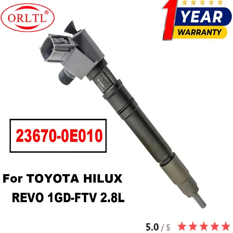 NEW Nozzle 23670-0E010 295700-0550 Common Rail Injector 236700E010 23670 0E010 For Toyota Hilux 2.8L 1GD-FTV 2.8L