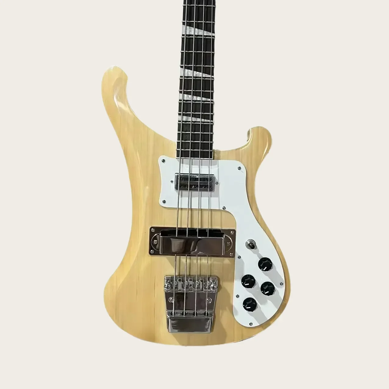 

Free Shipping Popular Original Wood Color Ricken 4003 Backer Electric Guitars Bass 4 Strings Basswood Body Rosewood Fretboard