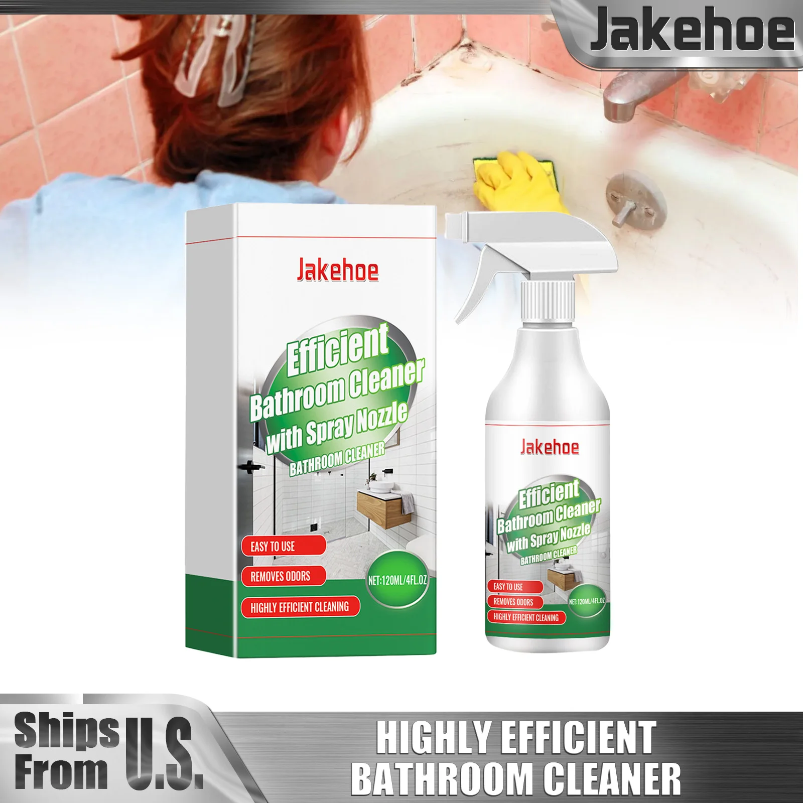 

120 мл высокоочиститель для ванной комнаты, разбивающийся, удаляет стойкие пятна, плитка для ванны, удаление накипи, дезодорант для туалета, спрей для удаления накипи