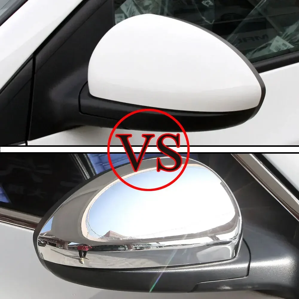 For Chevrolet Cruze 2009-2015 Car Sticker Rearview Side Mirror Cover Wing Cap Exterior Door Rear View Case Trim Housing Silver