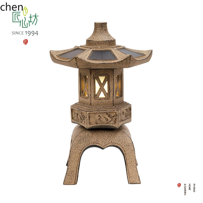 HXL فيلا فناء عتيقة ترتيب المناظر الطبيعية للحديقة الخارجية المناظر الطبيعية الرجعية #6