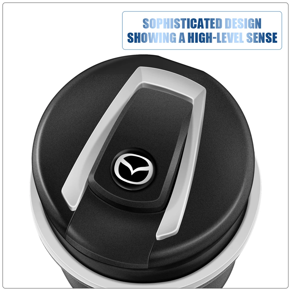 1pcs Car Ashtray With LED Light Portable Cigarette Ash Holds Cup Holder for Mazda 2 3 6 Atenza Axela Demio CX-3 RX-7 MX-5 CX-7