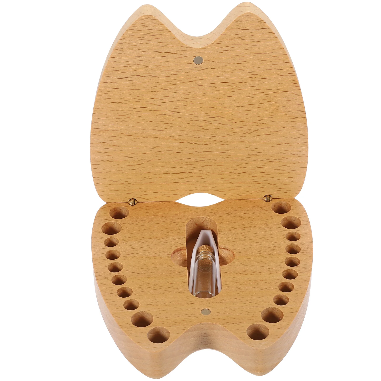 

Деревянная коробка на память для детских зубов. Уникальный дизайн формы. Практичный красивый вид. Магазин. Запись о потерянных зубах. Моменты роста.