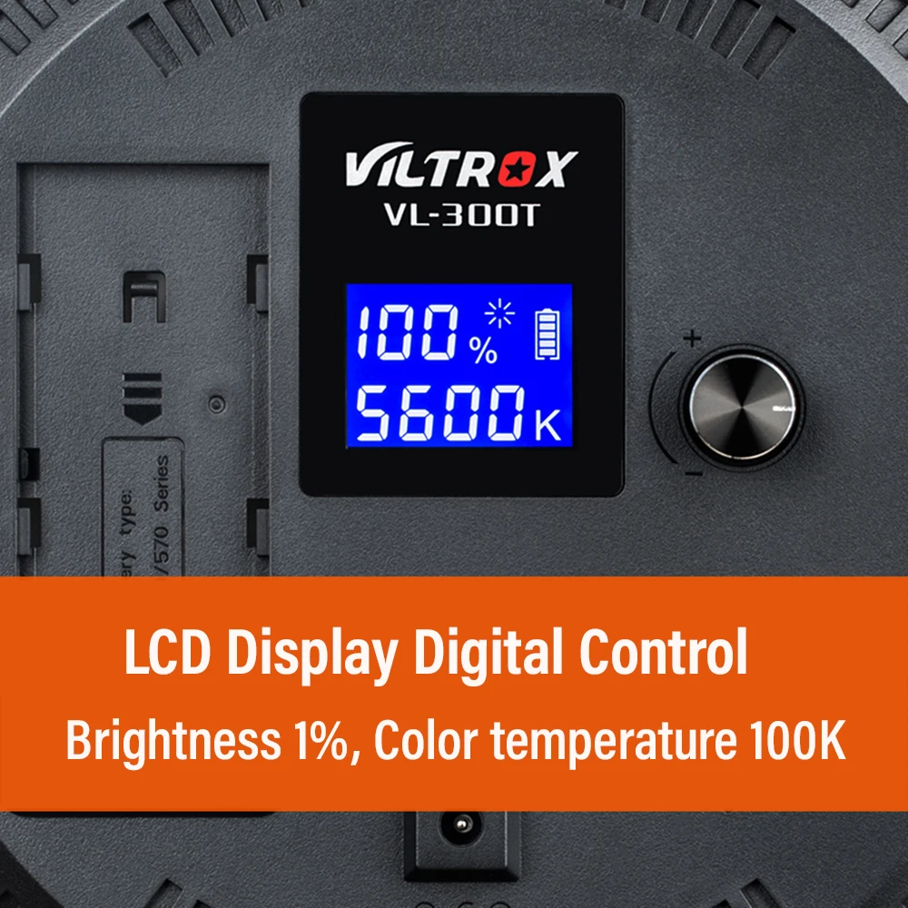 Imagem -03 - Viltrox Vl300t 18w 25w Câmera Led Luz Anel Lâmpada Luz Bi-color Ultra Fino Pode Ser Escurecido para Foto Tiro Estúdio de Vídeo Mostrar ao Vivo