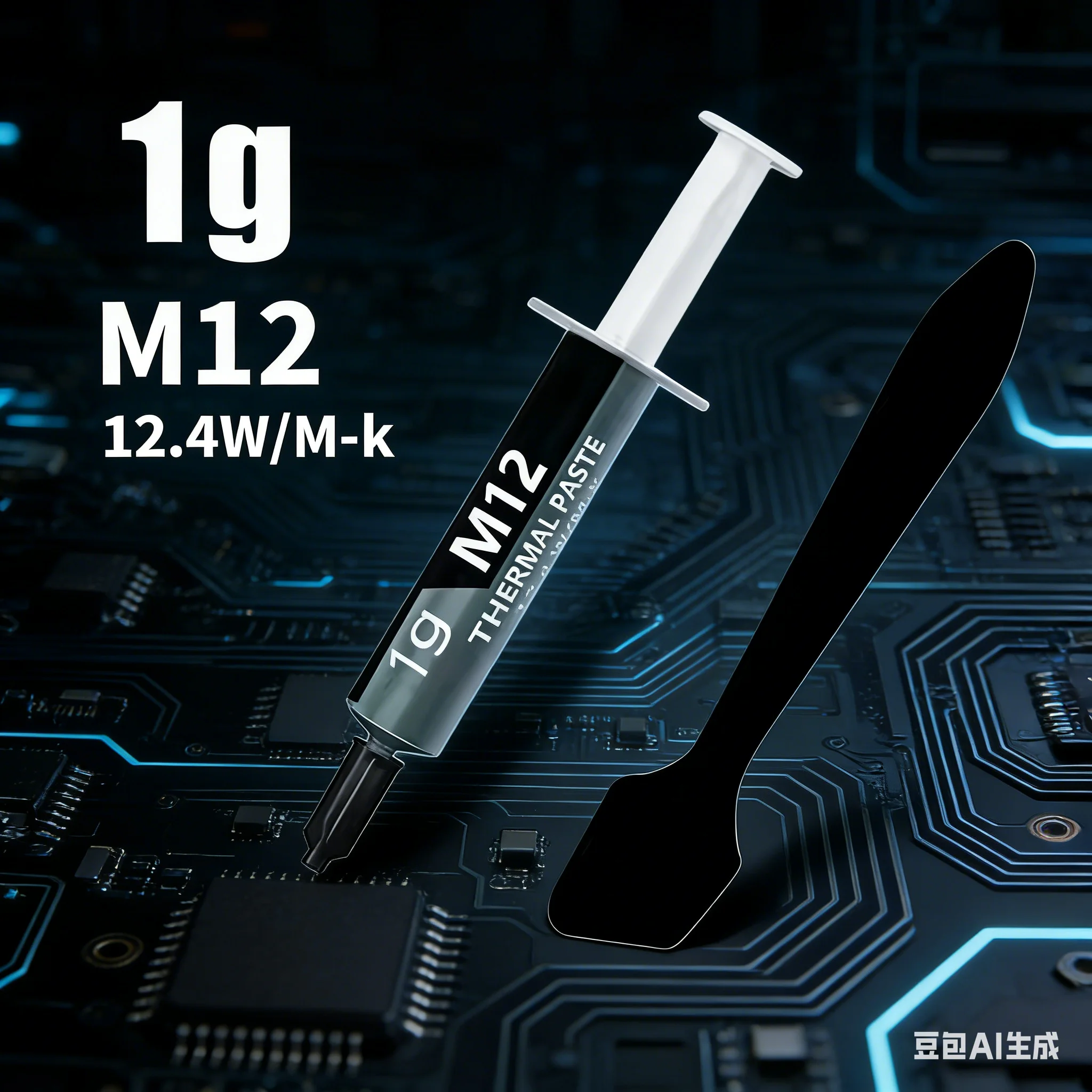Pasta Térmica Conductora de Calor 12.4 W/MK 1/30g para Refrigeración de CPU/GPU de PC y PS5