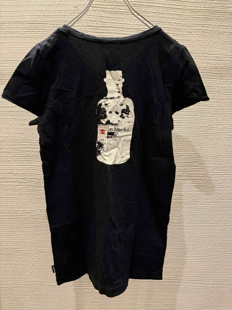 BLACK JOKER L.G.B 00s love deluxe acid_hsc t-shirt Visual Kei short-sleeve T tops