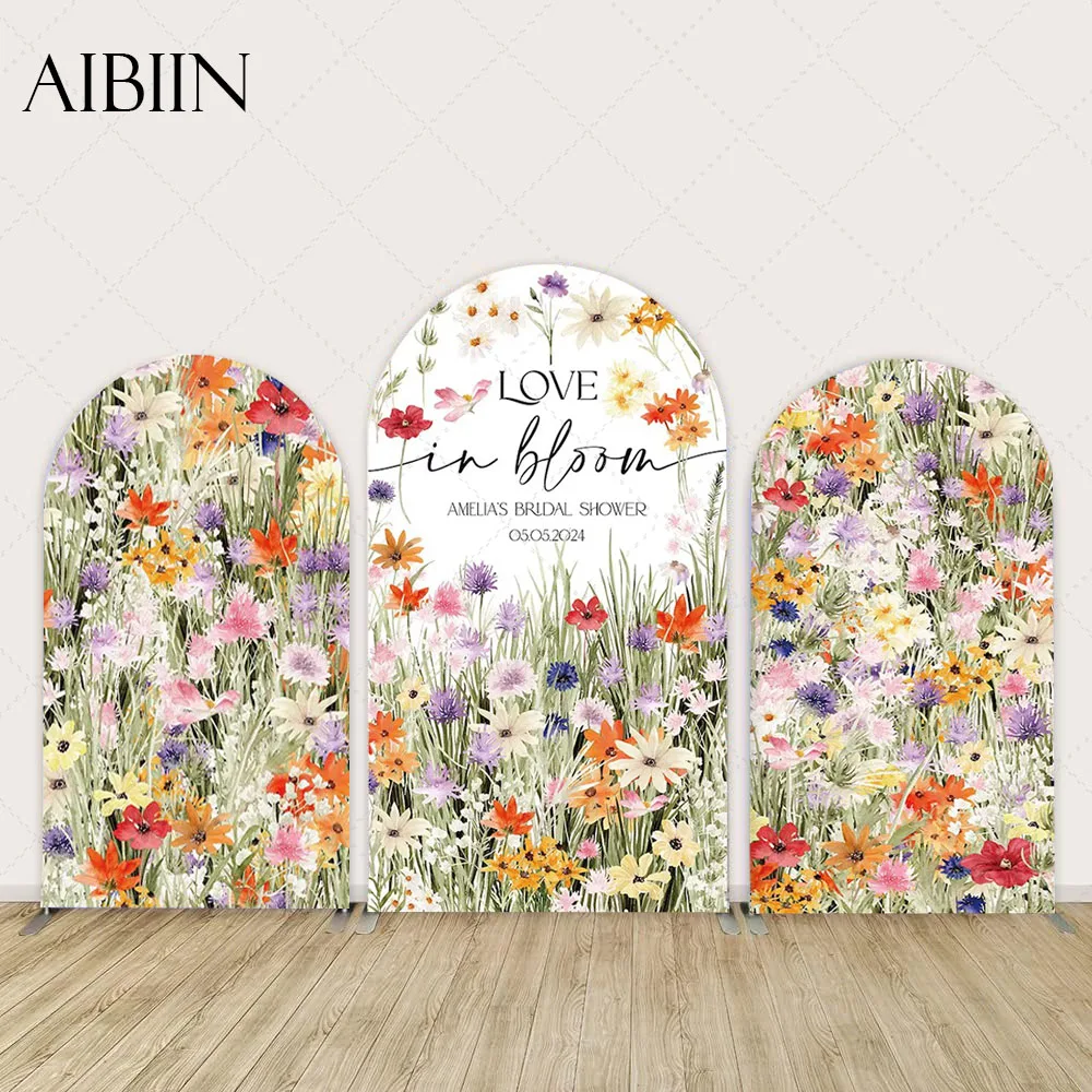 

Индивидуальные весенние красочные цветочные арочные фоны для свадьбы, детского душа, фоны для вечеринки с воздушным шаром