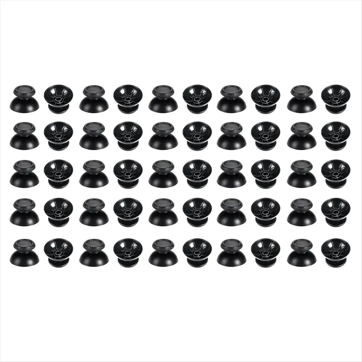 A48U 50pcs Replacement 3D Analog Joystick Thumb Sticks for Controller - High Mushroom Cap Gamepad Thumbsticks