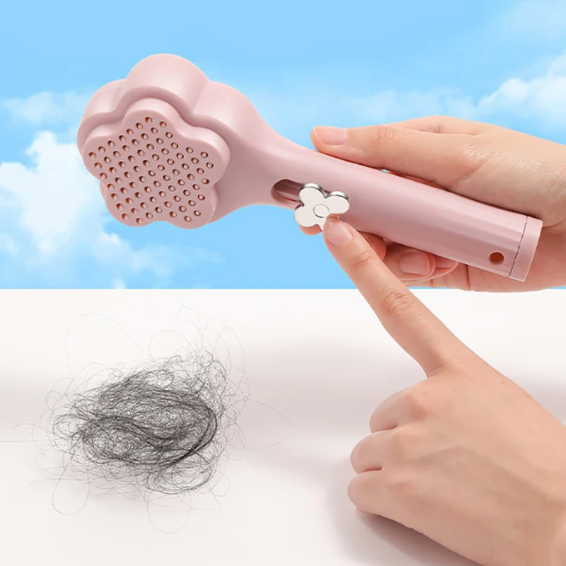 

Self-Cleaning Hair Brush Anti-Static Massage Comb Retractable Detangling Styling Rotating Scalp Massager Combs Tool Brushes