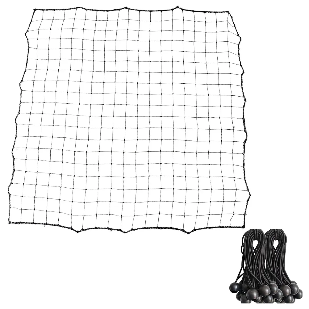 

Soccer Bounce Back Net with 20 Elastic Ropes Kickback Football Practice Net Training Aid for Kids Teens & Adults